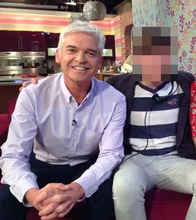 Schofield with his former lover on the This Morning sofa