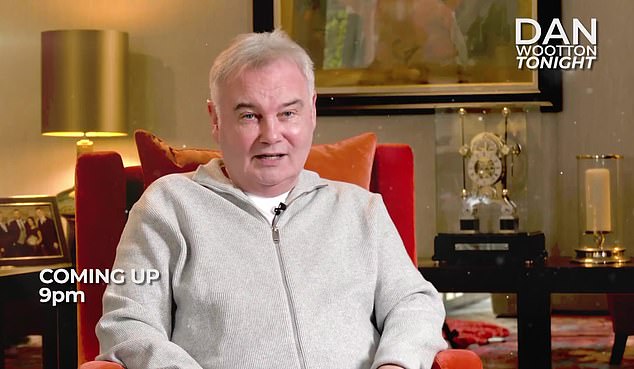 Speaking up: Eamonn Holmes - who previously hosted This Morning but now works for GB News - has accused ITV of a cover-up