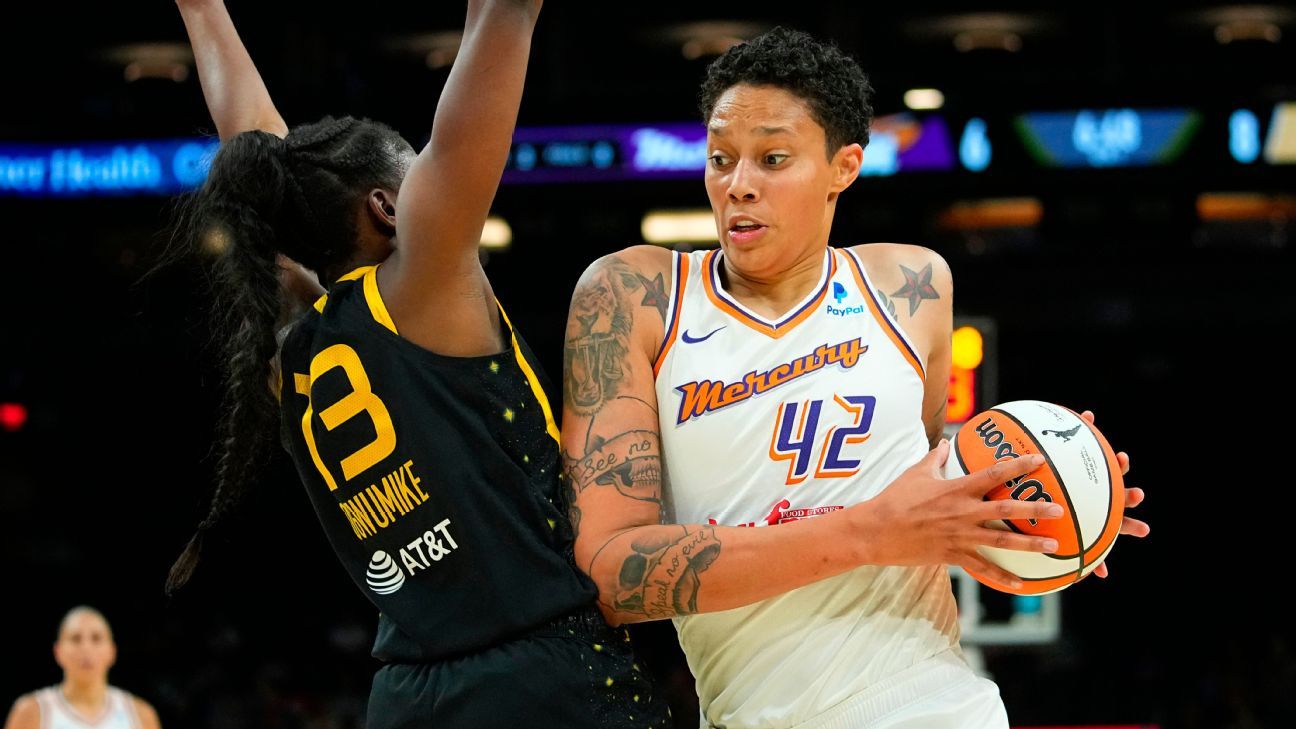 Brittney Griner unofficially returns for Mercury ESPN ESPN