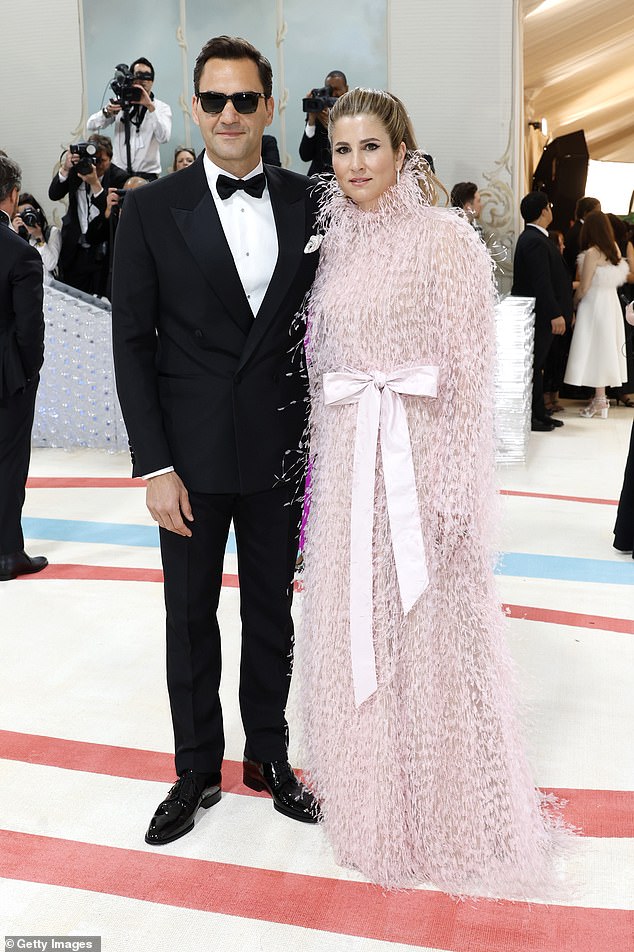 Met Gala 2023 Co host Roger Federer arrives with wife Mirka