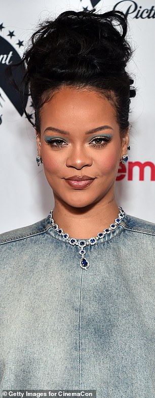 Rihanna wears Bayco sapphires and diamonds