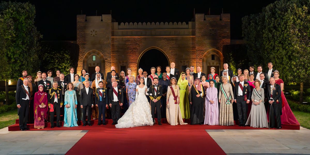 1686174877 Watch Prince Hussein and Rajwa Al Saifs official wedding portrait