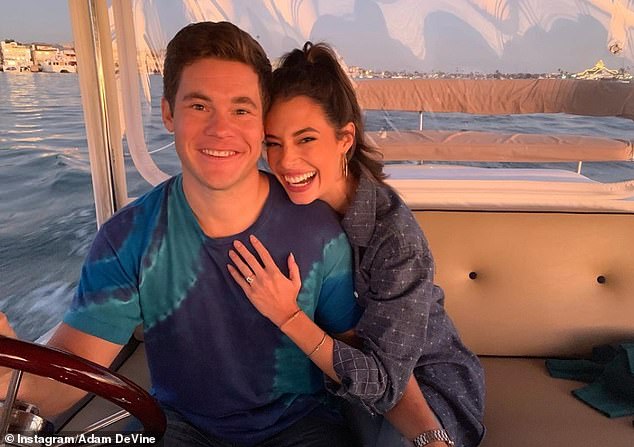 After years of dating, DeVine Bridges proposed on a boat ride in Newport Beach in 2019.  The couple shared the news on Instagram