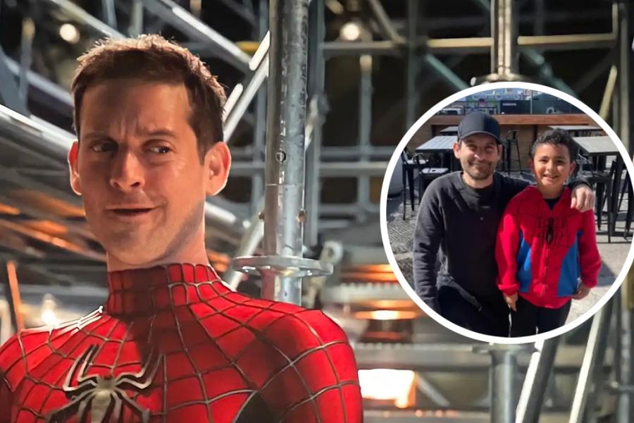 1686470711 How happy Tobey Maguire snaps photo with birthday boy they