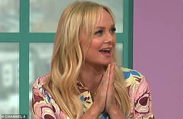 Slammed: The Spice Girl, 47, was slammed after trying to downplay the unruly British weather during her appearance on the Channel 4 show