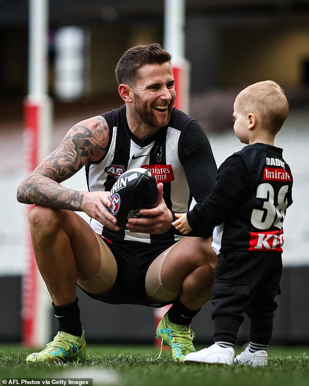 AFL star Jeremy Howe shares an adorable moment on the