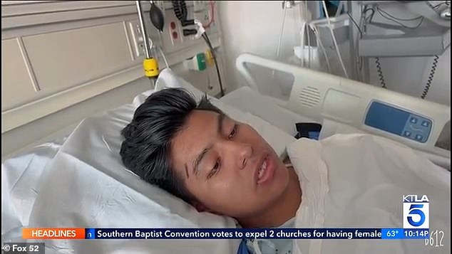 Orphan loses his leg after drunk driver crashes into bus