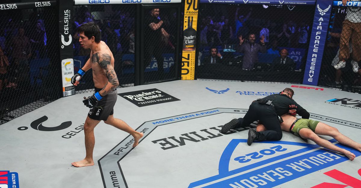 PFL 4 Results Jesus Pinedo stuns Brendan Loughnane with first