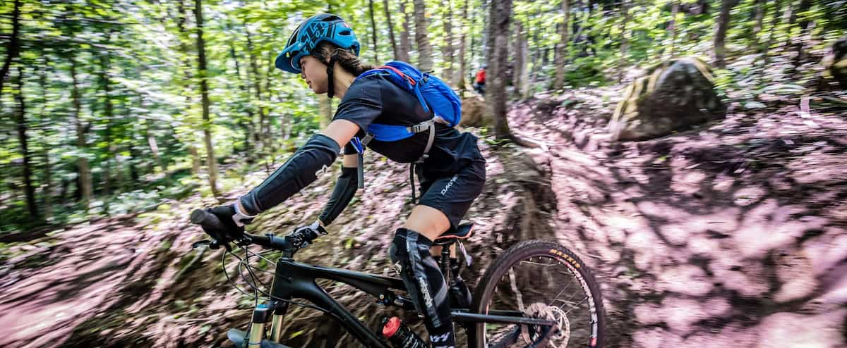 The city of Lac Delage is suing the mountain bike center