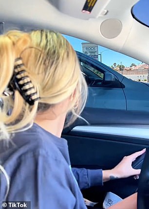 Taylor and Angel took the opportunity to save the woman.  They pulled up right next to her and Angel fell out of the car