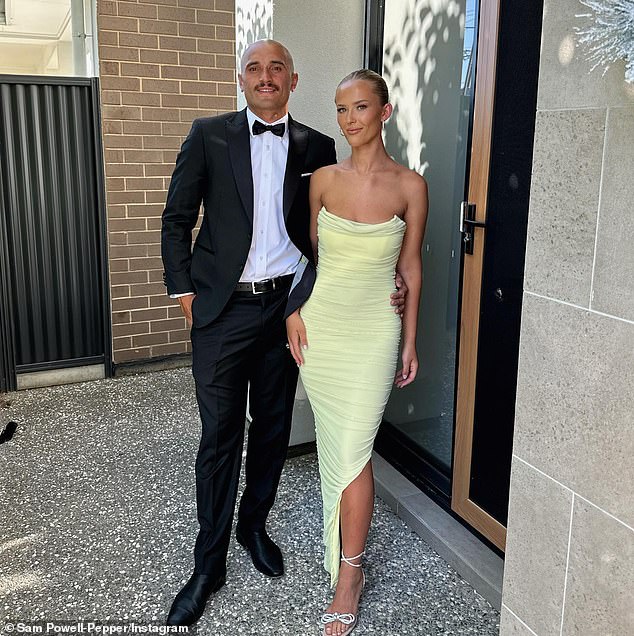 Quinton's big news came just two weeks after teammate Sam Powell-Pepper, 25, (left) welcomed daughter Billie Rose into the world with her fiancee Brya Waghorn (right).