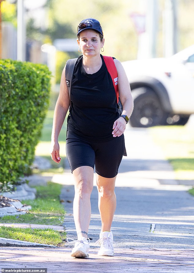 The two-time Big Brother winner headed out to run some errands after collecting a few miles for her charity walk