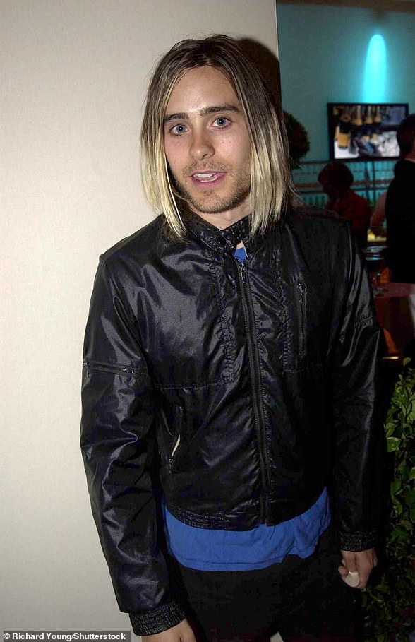 Rumours: Around 2003 Britney was rumored to be dating Jared Leto (pictured in 2003) after they were spotted together but he never confirmed it and she denied it;  seen in Austin, TX in March