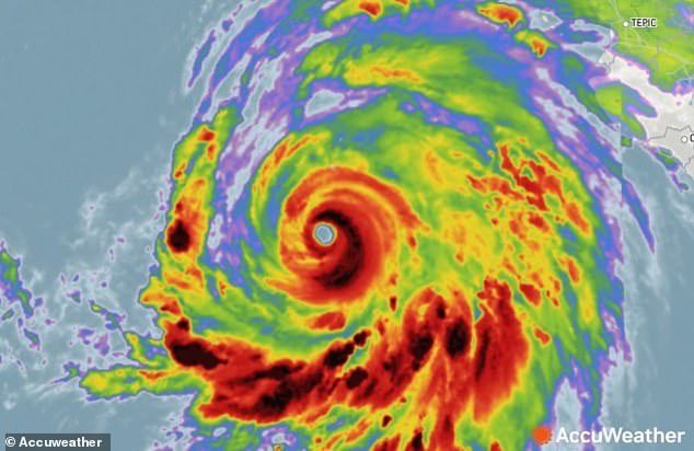 Hurricane Hilary is currently registered as a Category 1 storm and was downgraded from Category 2 on Saturday evening