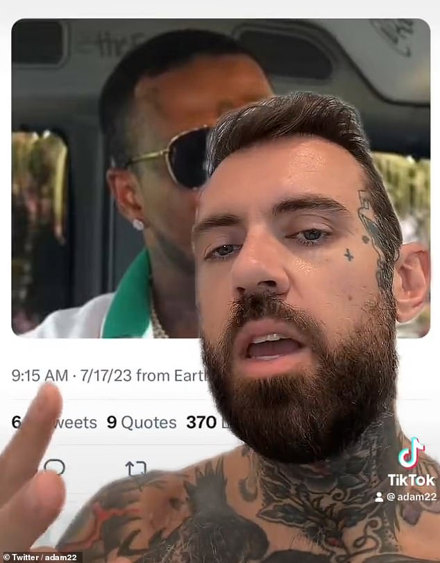 Adam22 responded to the porn star sleeping with his wife by threatening to expose him and 