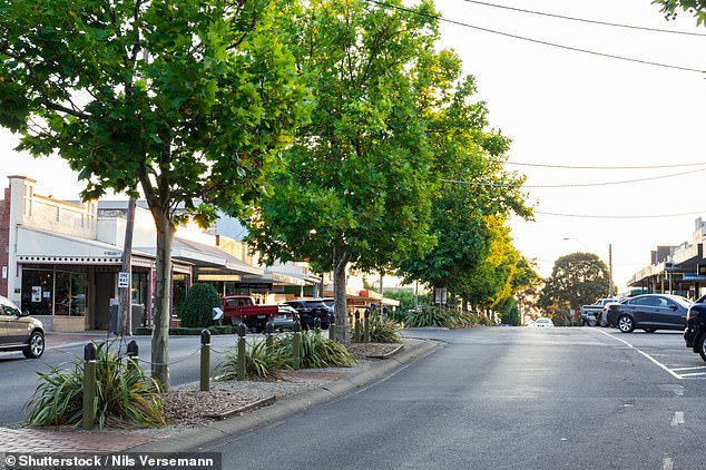 Leongatha (pictured) has been inundated with reporters since the case was announced