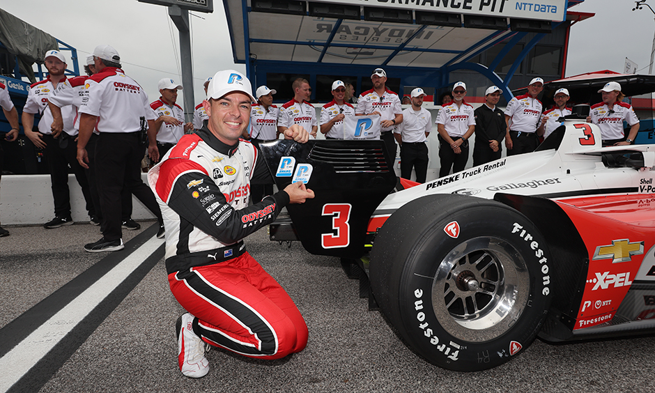 McLaughlin Wins NTT P1 Award Newgarden starts at the front