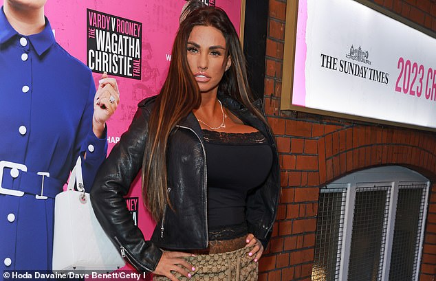 Revelations: Danny called Lindsay 'just really sweet' while clarifying: 'I didn't date Katie Price. But I slept with her' (Katie pictured in April)