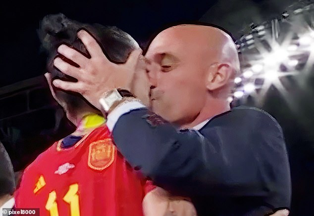 Luis Rubiales kissed the 33-year-old Hermoso at the medal ceremony after the final in Sydney