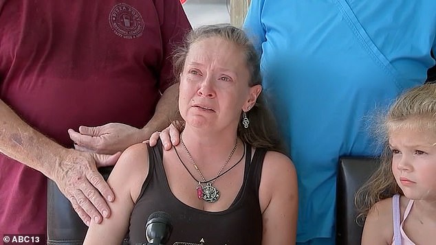 Sarah cries as she talks about what happened after her beloved son was fatally injured