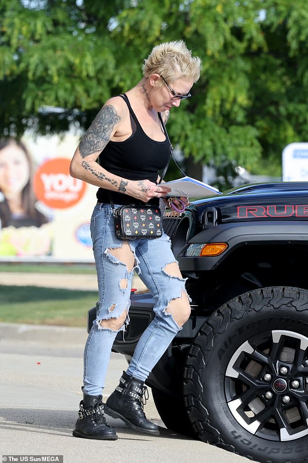 Eminem's Ex-wife Kim Mathers Is Seen For The First Time In Four Years 