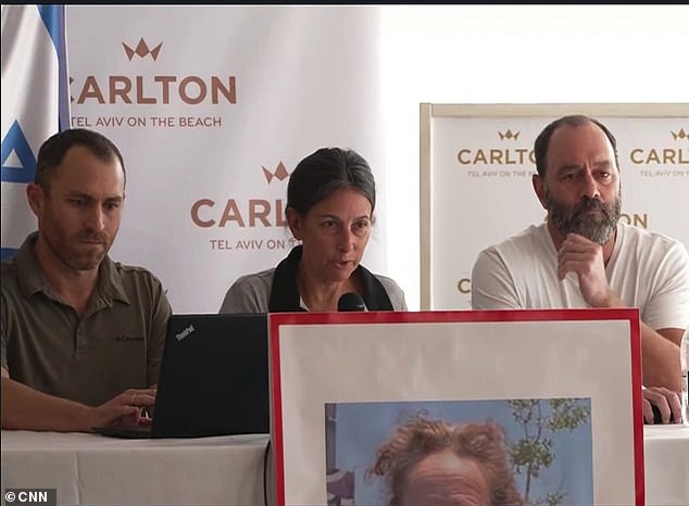 The families of missing Americans in Israel gathered for a news conference in Tel Aviv on Tuesday to tell their stories