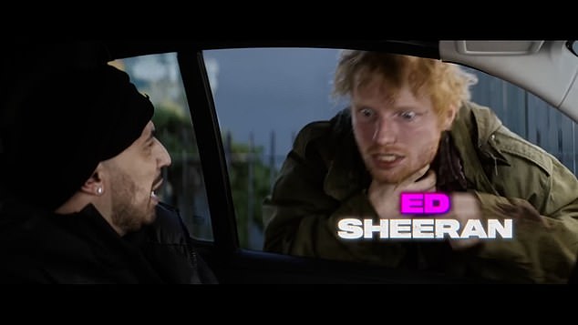 Shock: Ed Sheeran will make a surprise appearance in the new comedy Sumotherhood