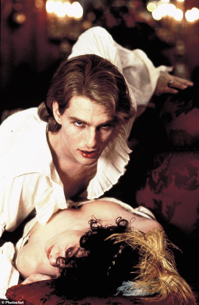 Horror: Tom Cruise played the anti-hero Lestat de Lioncourt - who turned Louis into a vampire