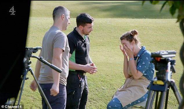 Oh no!  The competition descended into chaos last week when Tasha became ill from overheating in the hot tent and had to leave the tent mid-task