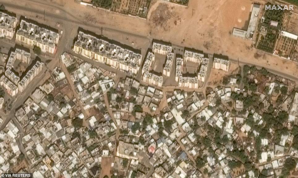 Before Israeli bombing, this Gaza neighborhood once stood tall buildings, houses, streets and green lots