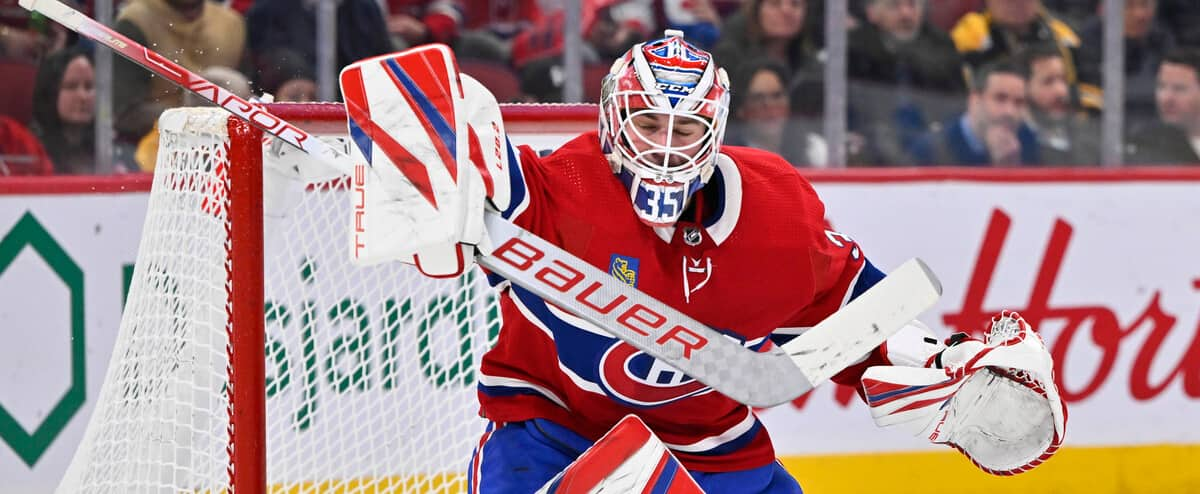 1698337590 Canadiens Samuel Montembeault is back in net against the Blue