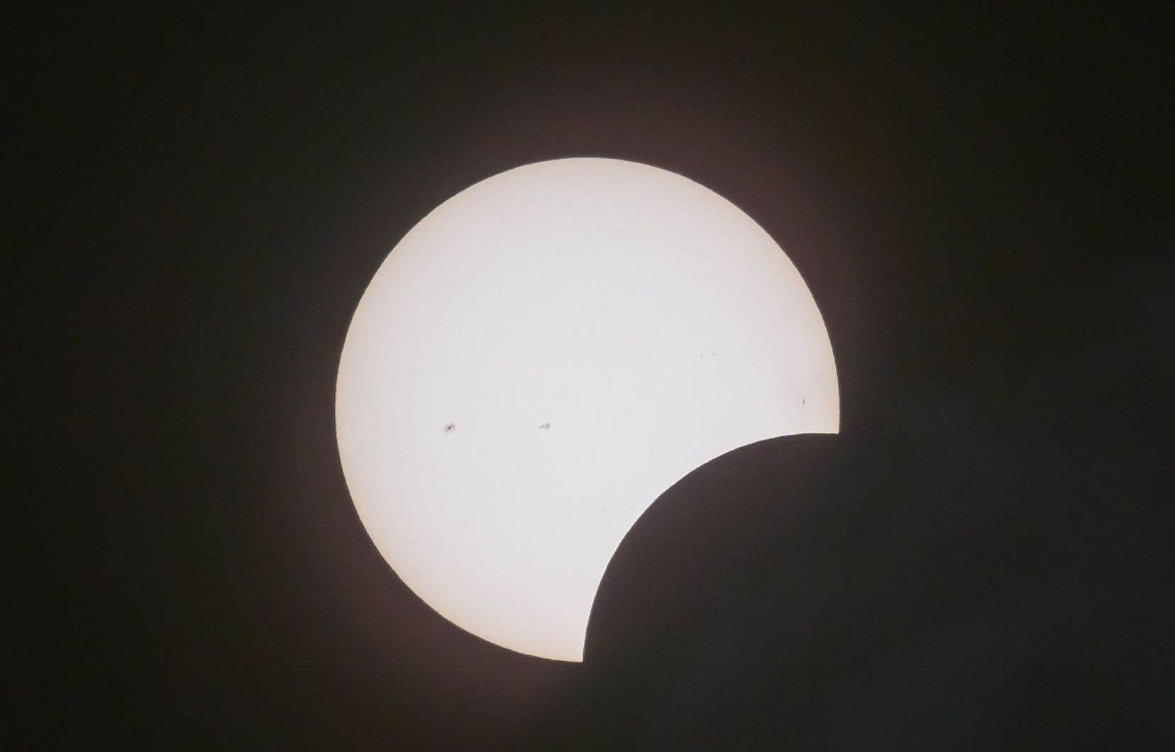 A partial solar eclipse was observed in Quebec – Le