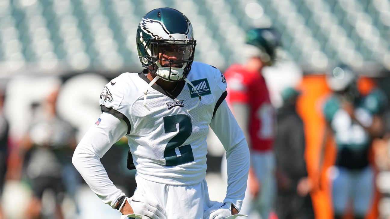 Eagles CB Darius Slay, Rookie DT Jalen Carter Out Vs. Jets - ESPN - ESPN