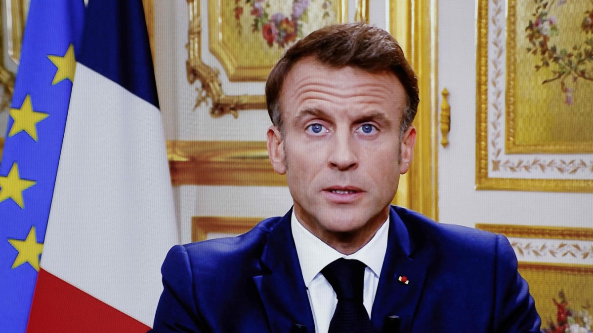 France: Macron's Television Speech On The War In The Middle East ...