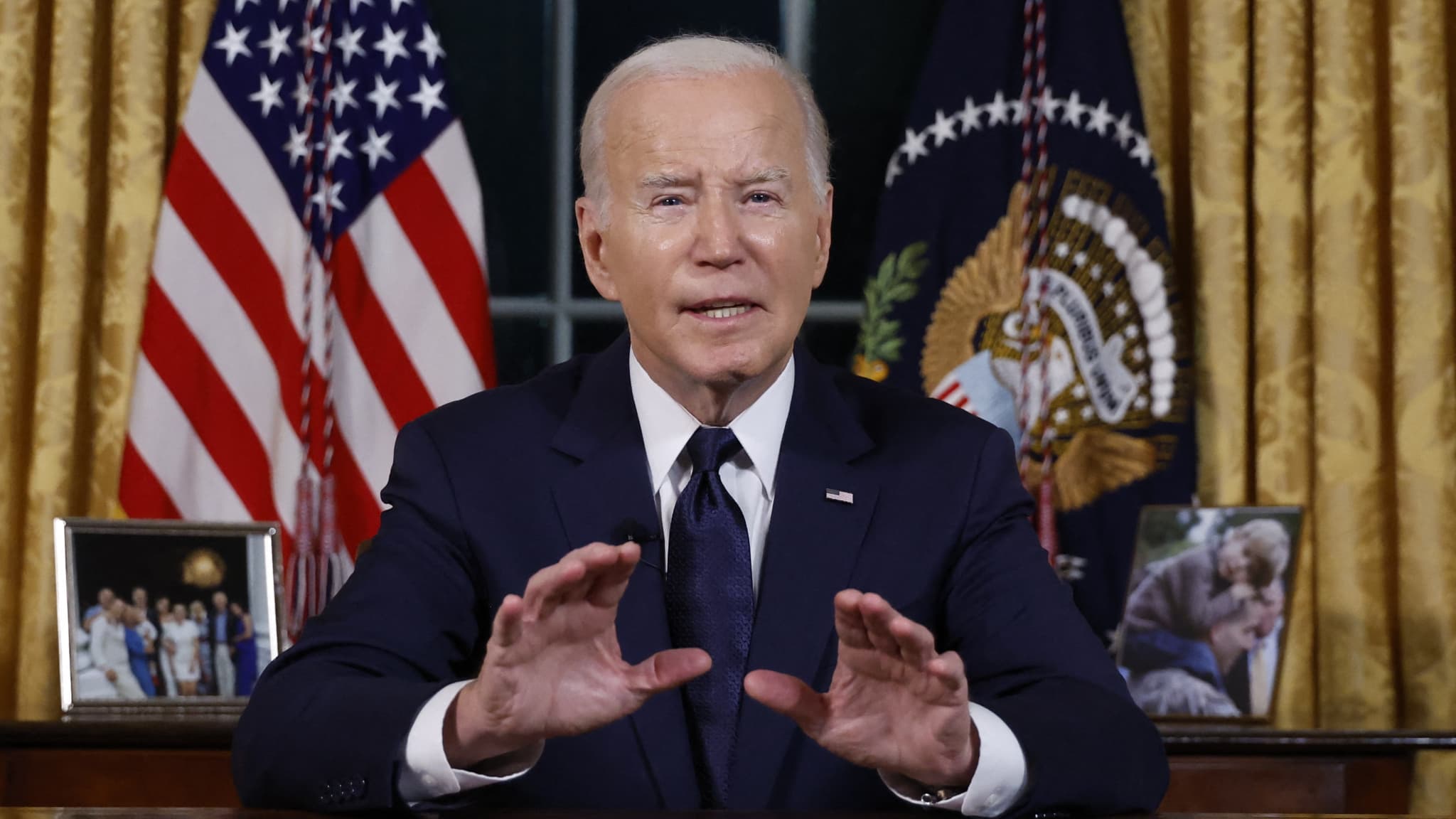 Joe Biden believes this is what Vladimir Putin and Hamas