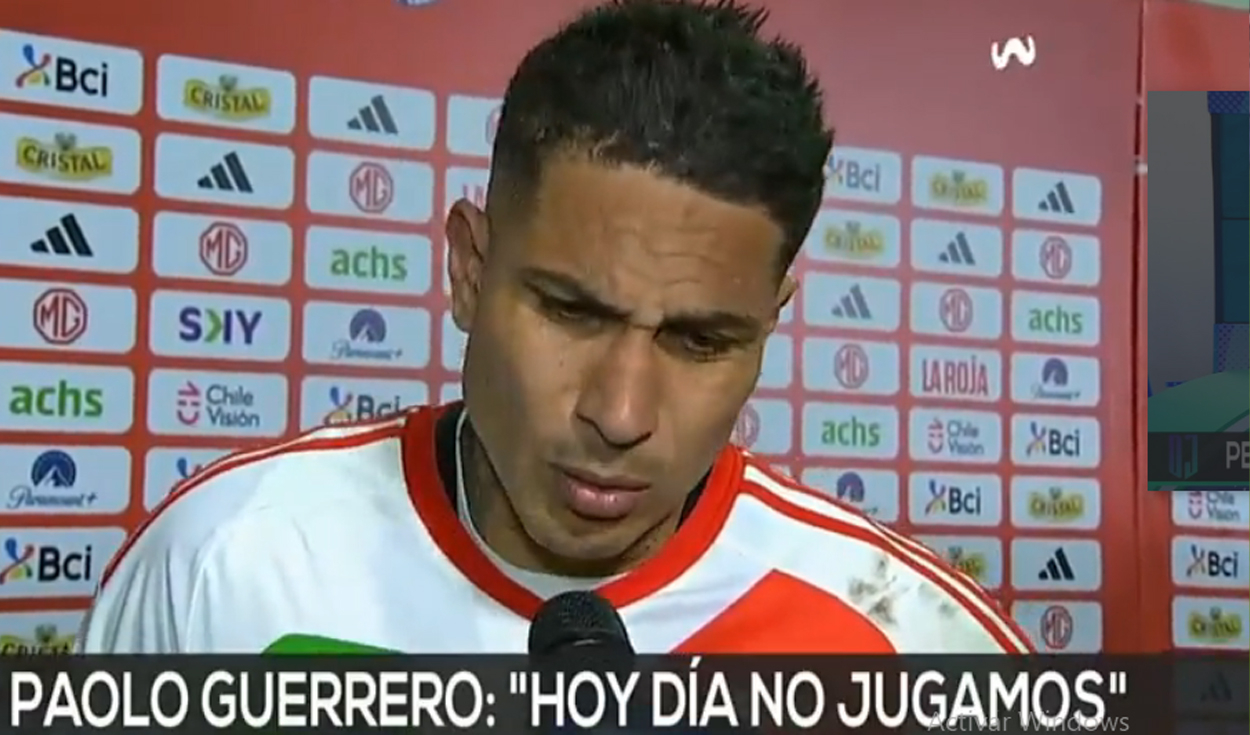 Paolo Guerrero and his harsh self criticism after the defeat against