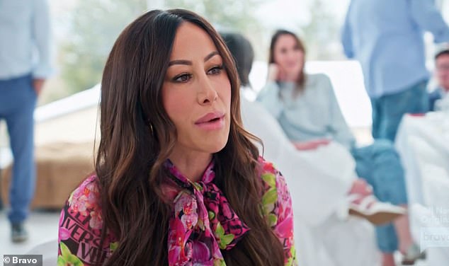 Real Housewives of Salt Lake City Angie Katsanevas confronts Monica