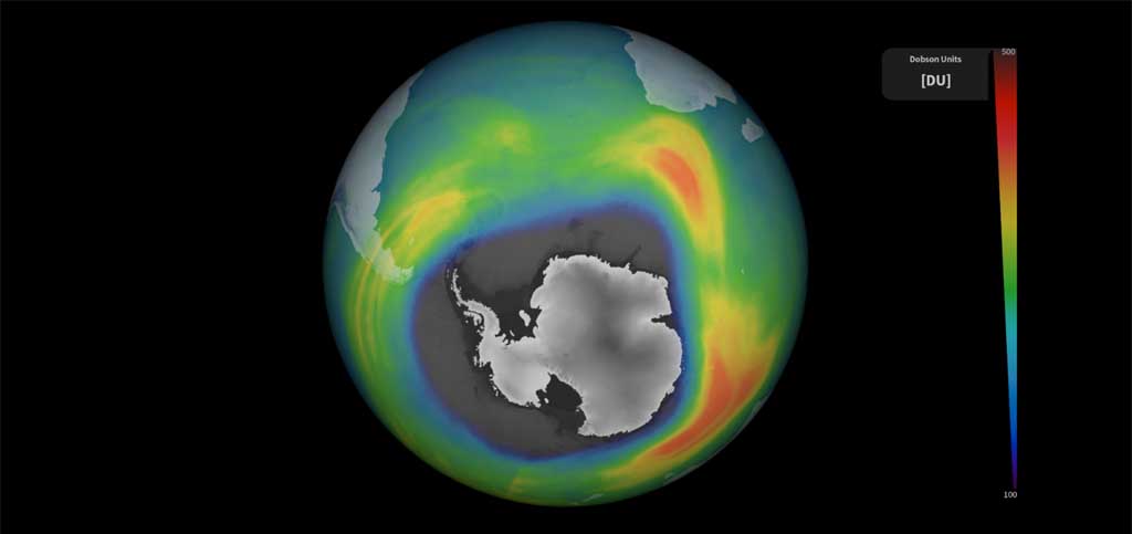 Sentinel 5P satellite shows unusual rise in ozone layer Avion