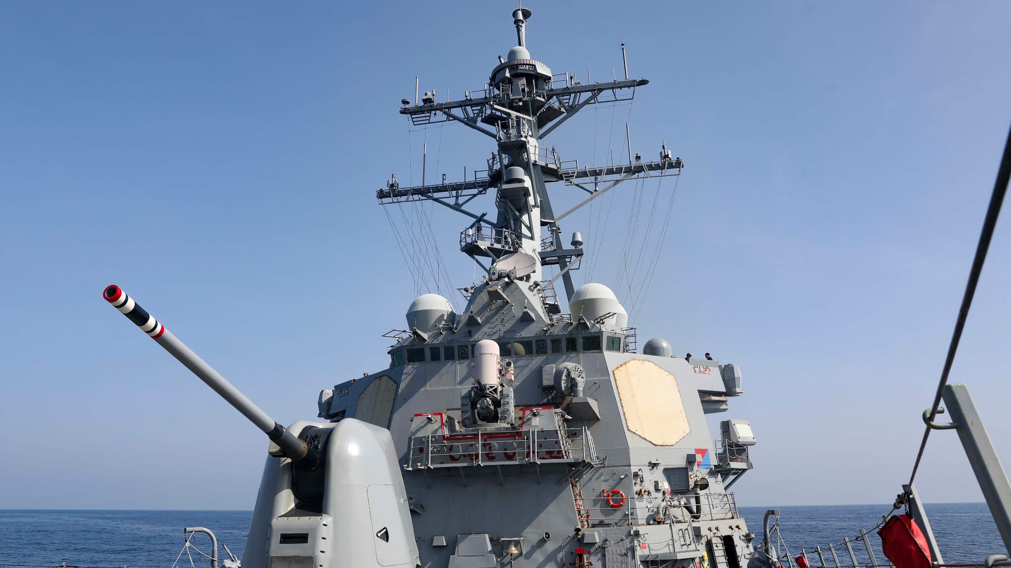 American Destroyer Shoots Down Drones After Attacking Ships In The Red ...