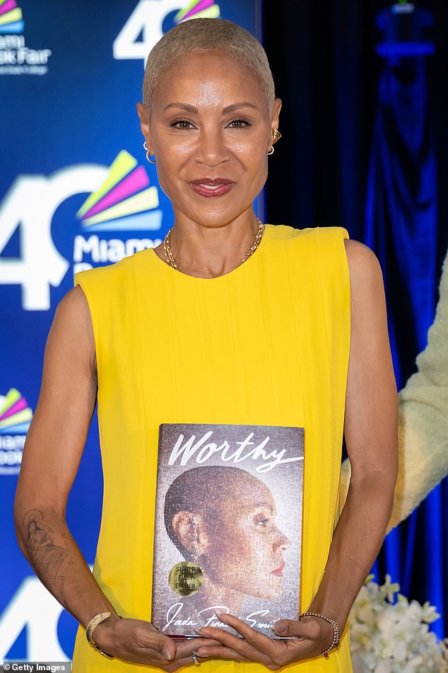 Worthy: Jada released her bombshell memoir in early October and is now talking about life in the spotlight