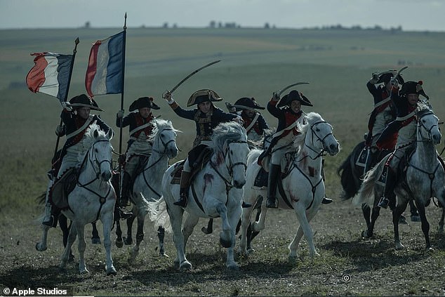 There's a lot about his latest epic that's fun.  Some of the fight scenes are truly spectacular and Vanessa Kirby is cleverly cast as the beguiling Josephine, the second great love of Napoleon's life after himself.  Photo credit: Apple Studios