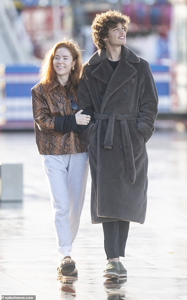 Bobby Brazier Gets Cozy With Angela Scanlon As They Dance Along The