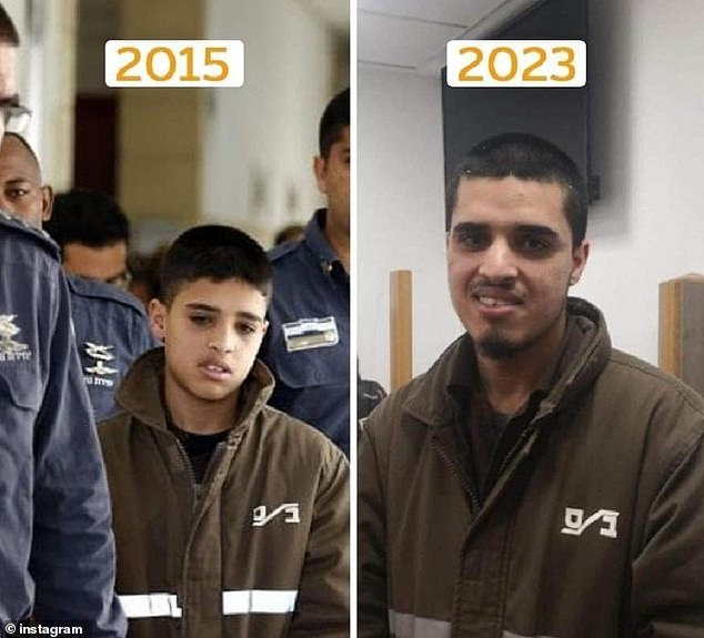 In the now-removed post, Hadid shared a photo of Ahmed, who was imprisoned for a knife attack in Jerusalem in 2015, in which he proudly claimed: 