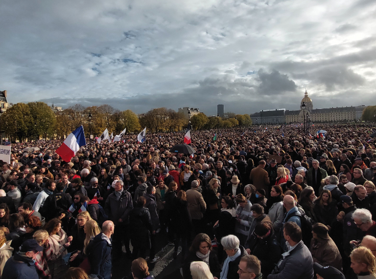 French take to the streets against antiSemitism The antagonist