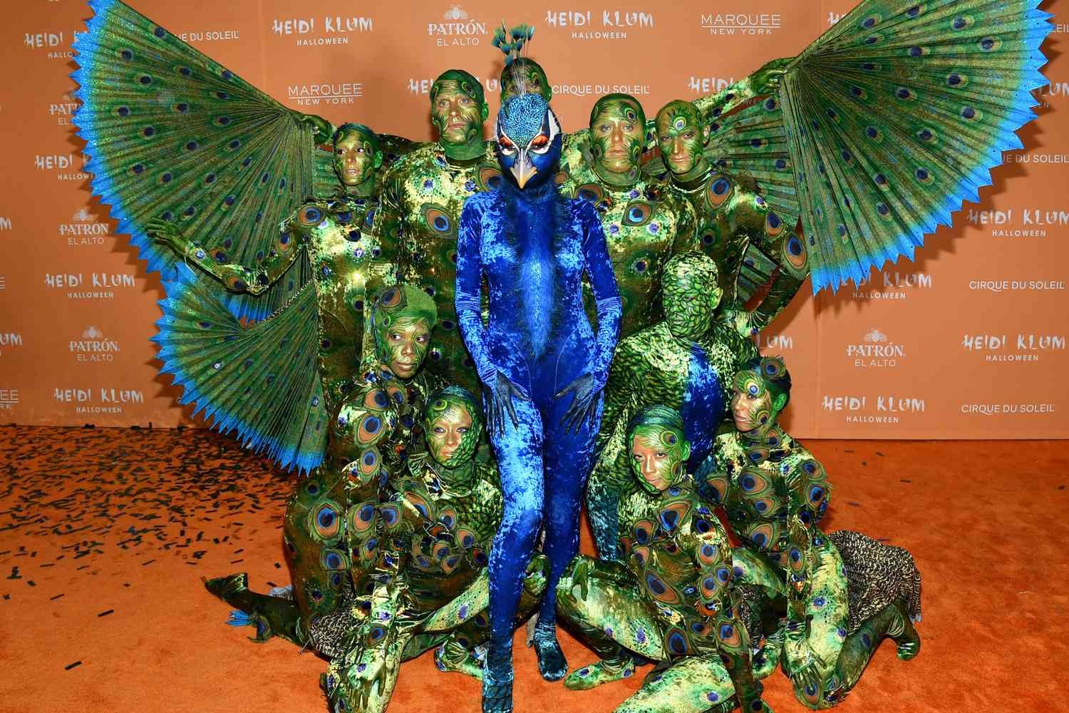 Heidi Klum Reveals Her 2023 Halloween Costume A Giant Peacock Entertainment Weekly News S 