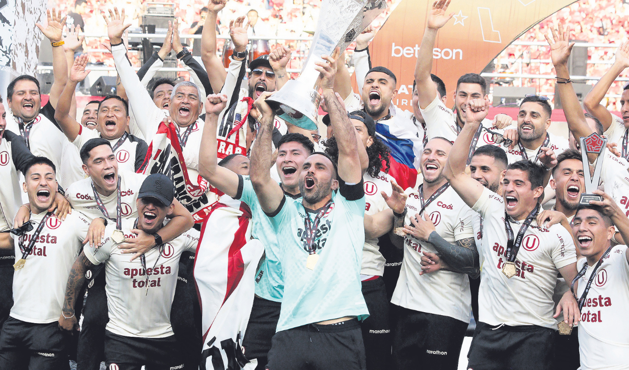 Liga 1 Universitario de Deportes won the cup after winning