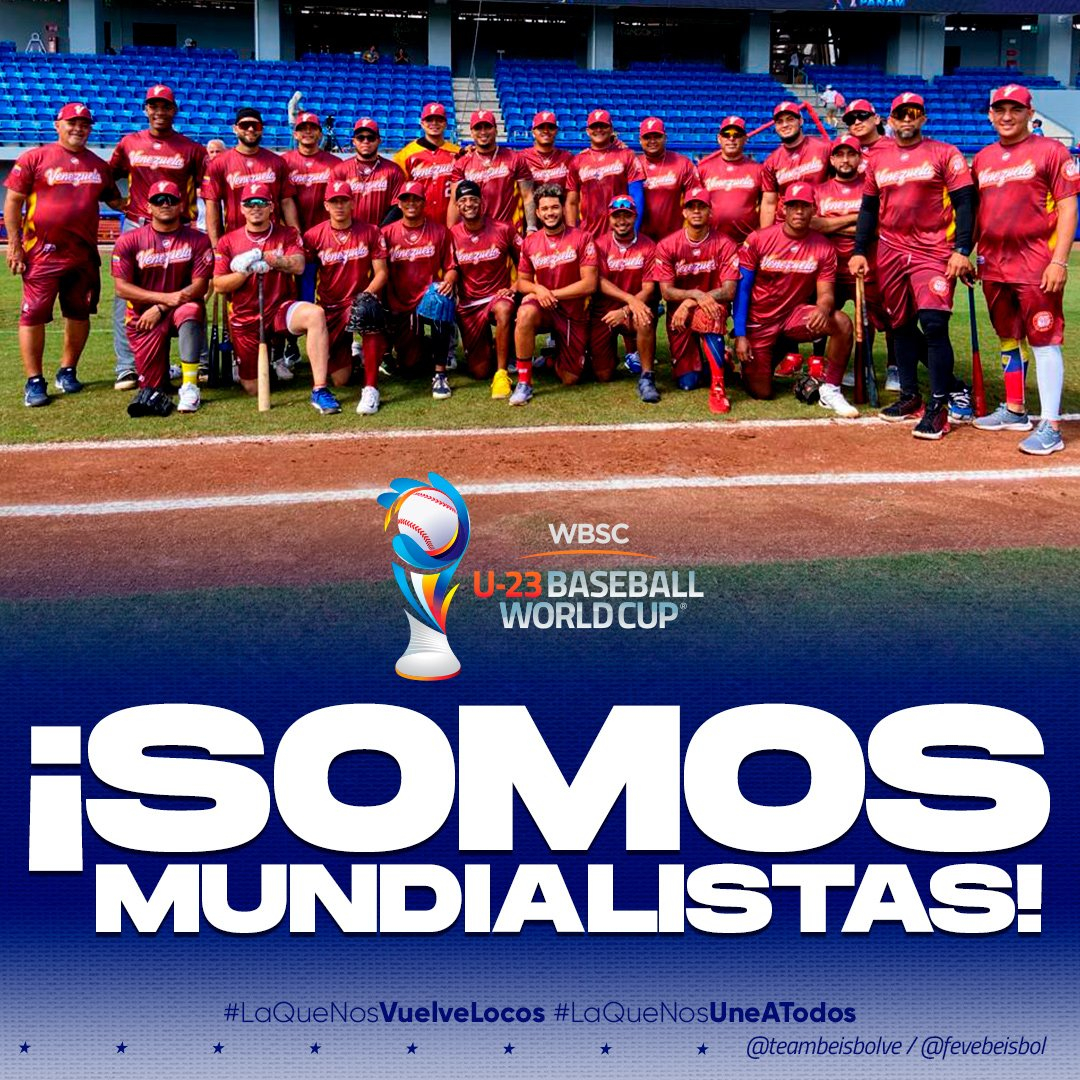 Heroic Children! Venezuela Will Take Part In The U23 Baseball World Cup