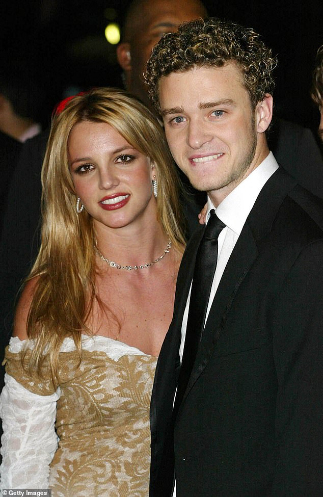 So young: The star was seen in the midst of a turbulent few months, with his ex Britney Spears revealing she had him have an abortion because he 'didn't want to be a father' (pictured in 2002)