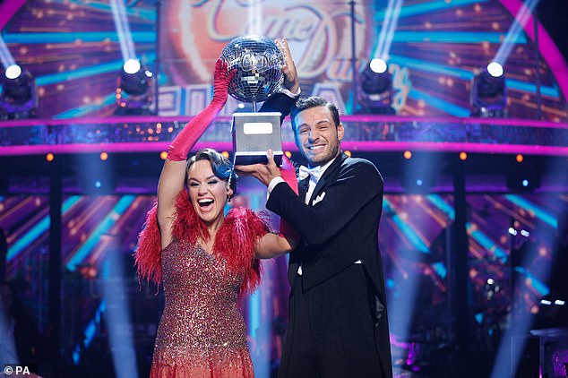 Motsi finished the 2023 series of Strictly on Saturday evening, which saw Coronation Street's Ellie Leach and her partner Vito Coppola (pictured) win the Glitterball Trophy