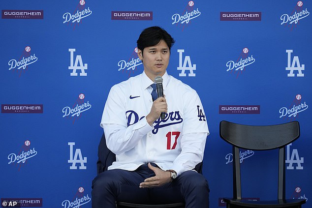 Ohtani inherited Joe Kelly's number 17 jersey after signing a $700 million contract with the Dodgers